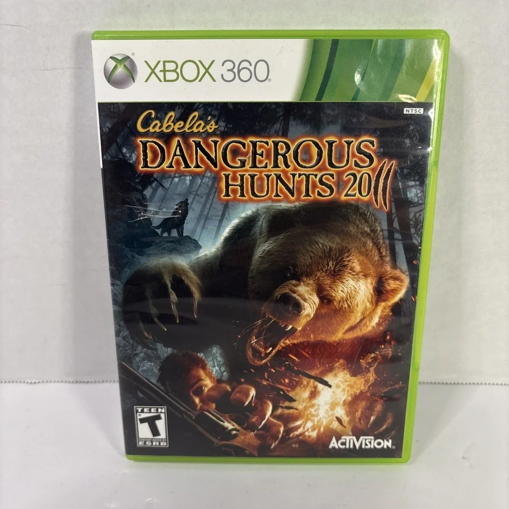 Cabela's Dangerous Hunts 2011 Microsoft Xbox 360 Game No Manual Tested